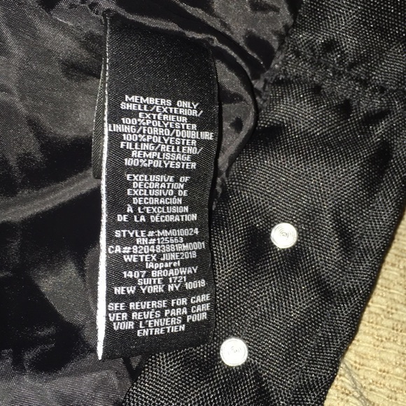 ♠️ NWT Members Only Men’s Jacket - Picture 7 of 8